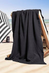 Πετσέτα Θαλάσσης Αιγαίον Super Soft Black